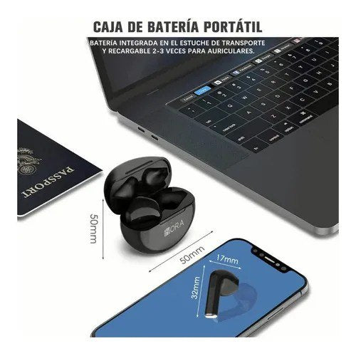 Audifonos Bluetooth Aut119 Negro
