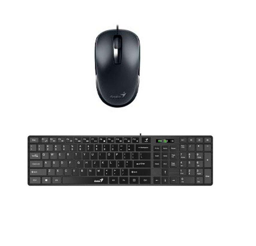 Combo Teclado y Ratón GENIUS C126 Alámbr