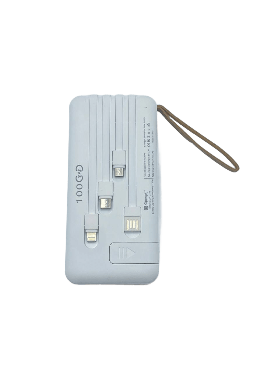 Power Bank 4 en 1 GP-D703 10,000 mAh