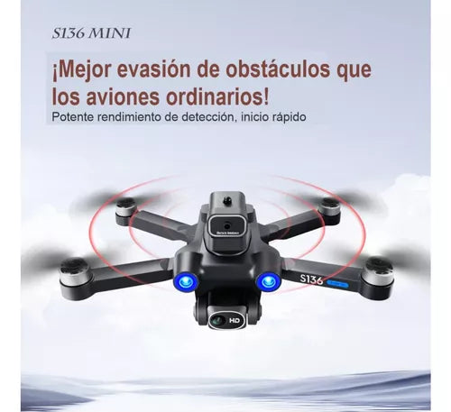 Drone cam HD S136 GPS con sensores