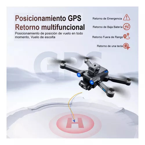 Drone cam HD S136 GPS con sensores