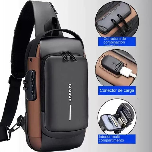 BOLSO, MOCHILA, PECHERA, MORRAL, ANTIRROBO