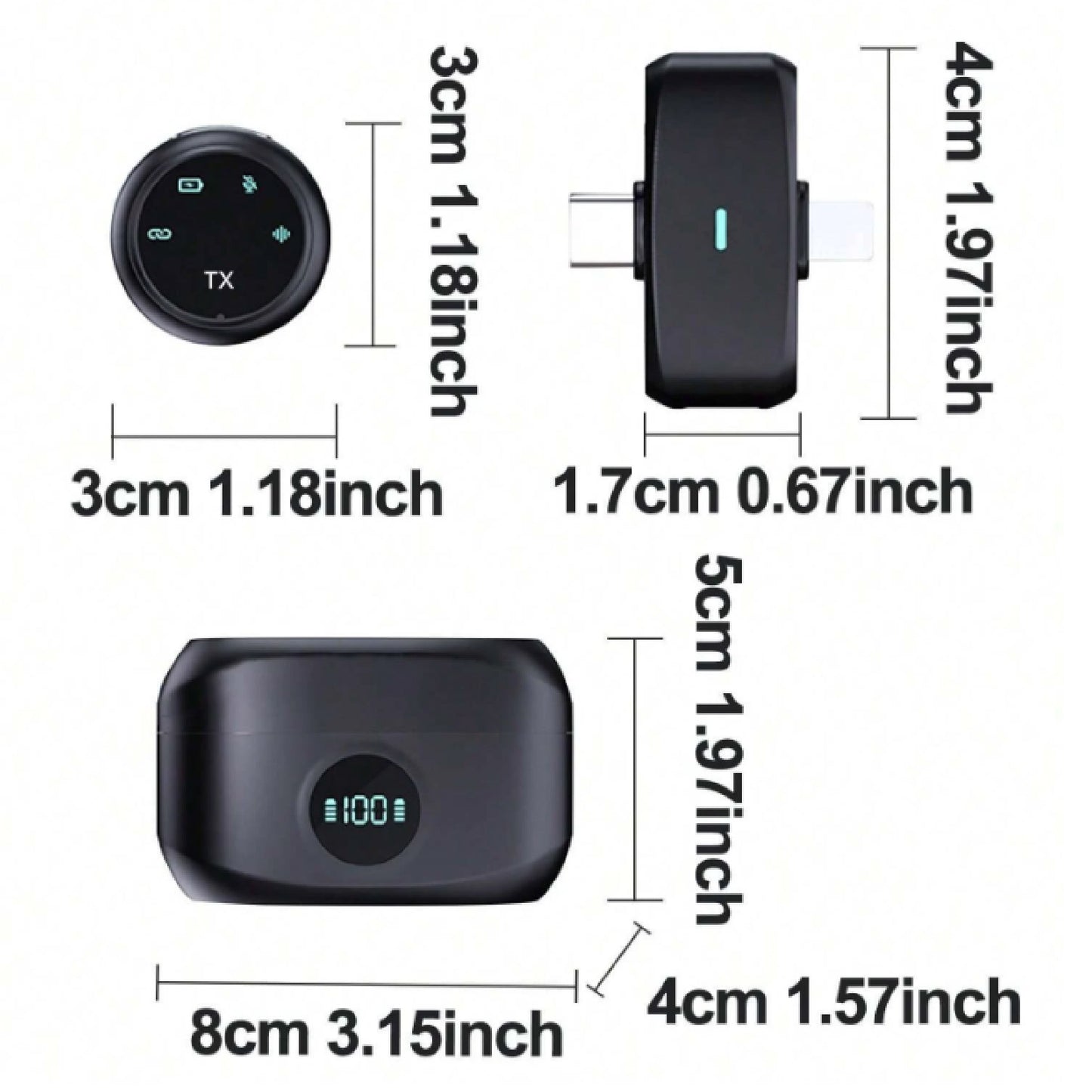 Microfonos De Solapa Magneticos K31 Pro